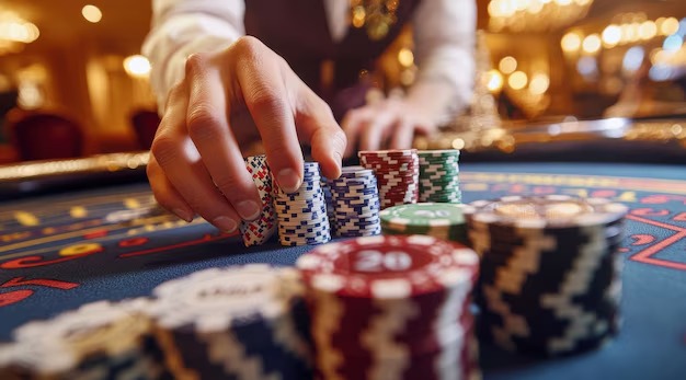 Live dealer studio table view for Domino QQ guide readers